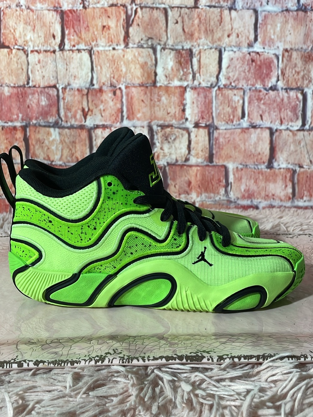 Air Jordan Tatum Neon Green Basketball Shoes
